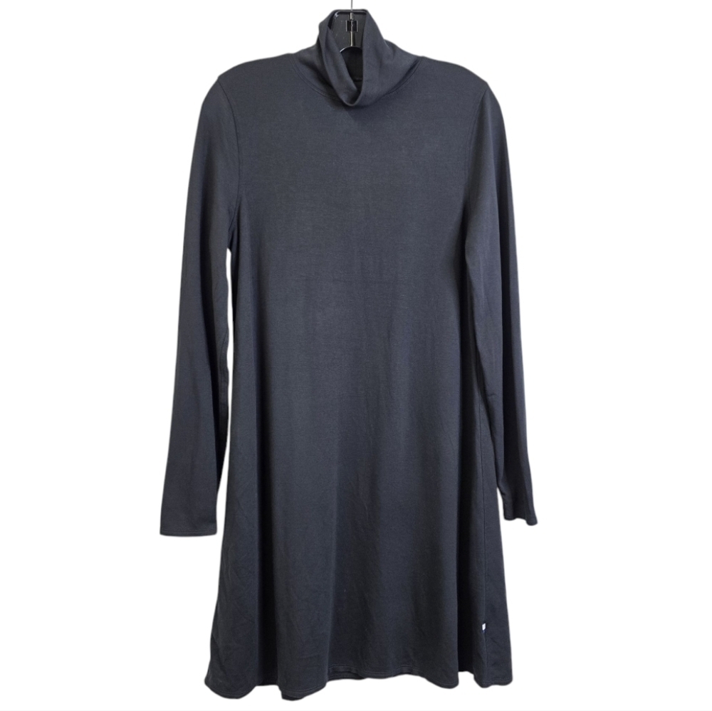Kit and Ace Black Turtle neck long sleeves dress